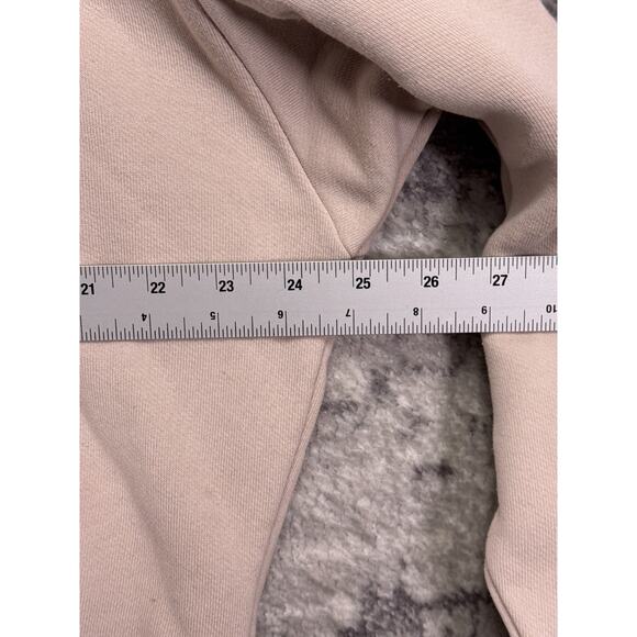 ALO Accolade Hoodie XXS Unisex Boxy Oversized Pullover Sweatshirt In Bone - Picture 4 of 6